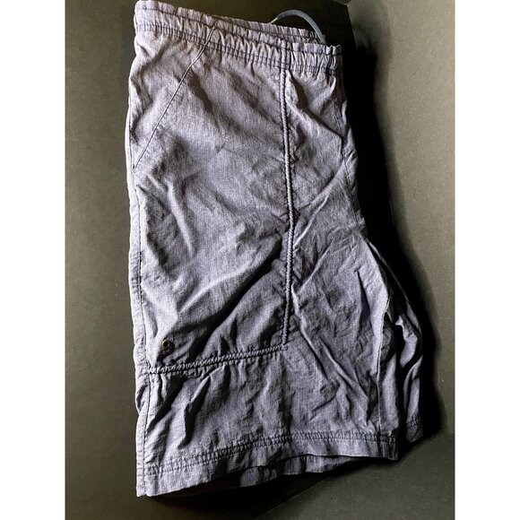 Vtg Nike Men M Navy Board Shorts Beach Swim Trunks - Picture 3 of 9